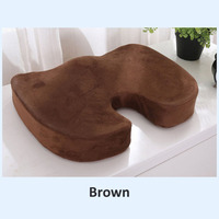 Coussin de siège de voiture Anjuny en mousse à mémoire de forme avec gel rafraîchissant, orthopédique pour le coccyx, amovible et lavable, pour le soulagement de la douleur (vente en gros)