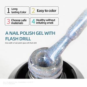 JTING Esmalte de Uñas en Gel con Diamantes Disco de 9 Colores, Gel Brillante Reflectante, Marca Privada, Efecto Destello Intenso, Gel UV Brillante - Product Image 4