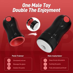 Otomatik erkek Masturbator fincan sıkma titreşim gerçek vajina cep kedi Penis Oral seks makinesi oyuncaklar adam yetişkinler için 18 + - Product Image 4