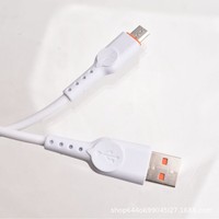 Kabel Micro-USB Pengisian Cepat 2A, Konduktor Tembaga Murni PVC, Pelindung Kepang, untuk Earphone, Ekspor Langsung Pabrik Xin Bo
