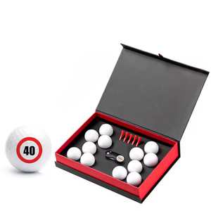 Custom Logo Golf Ball Gift Sleeve Box Empty <b>Paper</b> Packaging Box for Premium Golf Balls - Product Image 3