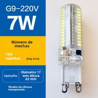 Lumière décorative chaude de 110V G9 LED avec la source lumineuse de commutateur de capteur SMD LED pour l'application d'entrepôt