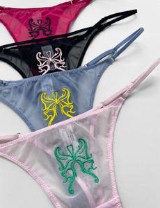 Intimo ricamato con scorpione trasparente taglia US belle donne <span class=keywords><strong>in</strong></span> <span class=keywords><strong>perizoma</strong></span> - Product Image 6