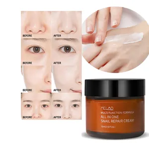 Private Label Eye bag Remover sbiancante crema Slime viso lumaca Anti rughe collagene pelle lumaca tutto In una crema