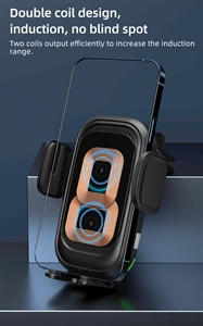 แท่น<span class=keywords><strong>ชาร์จ</strong></span><span class=keywords><strong>โทรศัพท์</strong></span>มือถืออัจฉริยะแบตเตอรี่ในตัวอเนกประสงค์15W <span class=keywords><strong>ชาร์จ</strong></span>เร็วติดที่<span class=keywords><strong>ชาร์จ</strong></span>ในรถยนต์ไร้สาย - Product Image 5