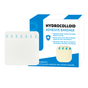 저 알레르기 멸균 인공 피부 드레싱 대형 하이드로 콜로이드 상처 드레싱 패치 바디 패치 - Product Image 1