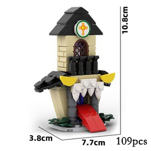 Set de 12 Mini Bloques de Construcción de Plástico para Halloween, Montessori, DIY, para Armar, con Diseño de Calabaza, Fantasma, Murciélago y Lápida - Product Image 6