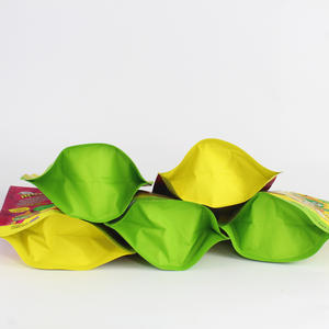 Emballage alimentaire en plastique refermable de conception colorée, sachets debout avec fermeture éclair pour aliments croustillants, pochette en mylar avec fermeture éclair - Product Image 4