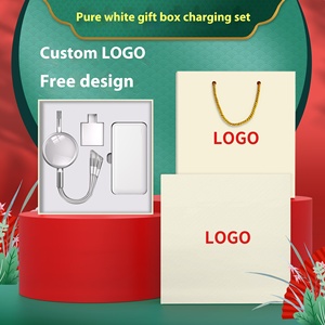 Boîte cadeau de recharge portable avec logo gravé et imprimé, idéale pour les activités d'entreprise et les cadeaux promotionnels - Product Image 3