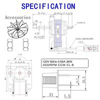 Kit de remplacement de moteur de ventilateur d'extraction de salle de bain DR, électrique, en aluminium, garantie 1 an, compatible Nutone Broan Uppco 50CFM 120V