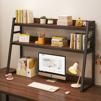 Étagère de bureau étagère de rangement en couches bureau ordinateur de bureau étudiant petite étagère multicouche organisation petite bibliothèque