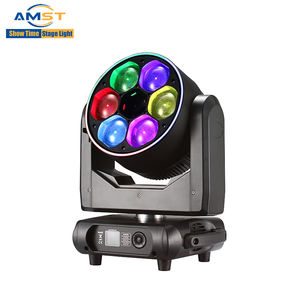 Luz Láser para DJ, 6x60W, Ojo de Abeja, 10W, RGB, Láser Móvil, Luz de Lavado, Dmx512, Zoom, Luces Móviles con Cabeza Móvil LED para Discoteca, Fiesta, Boda - Product Image 5