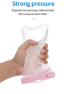 वाटरप्रूफ टीवी/एब्स मोबाइल फोन बैग चमकदार विशेषताएं कार्टून डिजाइन बाहरी खेल के लिए (संगत) - Product Image 5