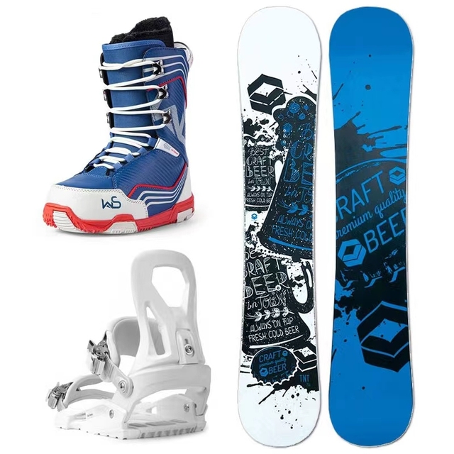 Hot-Sale Winter Outdoor Sport Equipment Child's Wood Snowboarding Sets Snowboards Bindings Boots-for Freestyle Skiing Snow
