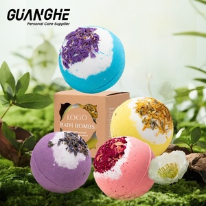 <span class=keywords><strong>Bombes</strong></span> de bain de luxe faites à la main en gros avec huile essentielle, impression sérigraphique, moules miniatures et coffret cadeau - Product Image 6