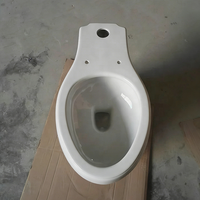 Cuvette de toilette universelle avec valve de chasse d'eau