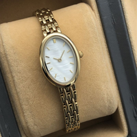 Montres de luxe pour femmes, acier inoxydable de haute qualité, mouvement japonais, cadran personnalisé en perles, montres vintage à la mode en or pour femmes