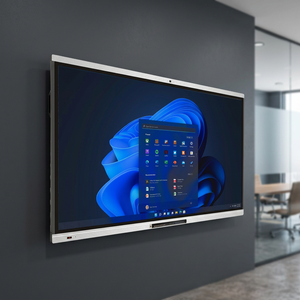 กระดานไวท์บอร์ดอินเทอร์แอคทีฟ Hiseeview ขนาด 75 นิ้ว พร้อมหน้าจอสัมผัส 4K UHD ระบบเสียง 8 ไมโครโฟน ระบบปฏิบัติการ Android 14 รับประกัน 1 ปี - Product Image 1