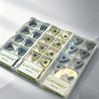 CUFFNOD TNGG160402/04/08/12 R/L-S Plaquettes de tournage triangulaires Nano PVD Cermet pour tour CNC/centre de tournage HRC 55-60 Équivalent OEM