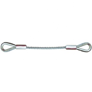 Yeux à dent de calfeutrage français, bande de câble <span class=keywords><strong>en</strong></span> <span class=keywords><strong>acier</strong></span>, lanière de fil pressé pour levage - Product Image 1