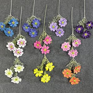 Flores Artificiales Cosmos, Flores de Seda Mixtas Realistas, Decoraciones para Bodas - Product Image 2