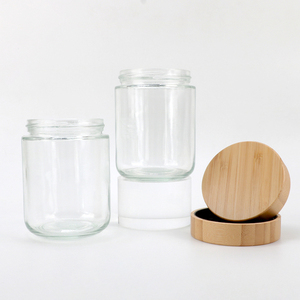 Wholesale Glass Jam Jar 500ml Heat Resistant Sauce Pickle Spice Glass Storage Jar With <b>Bamboo</b> Lid - Product Image 3