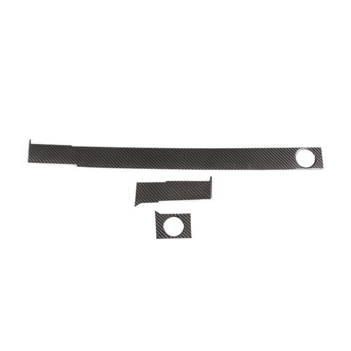 Fibra de Carbono Real Negra Volante a la Derecha