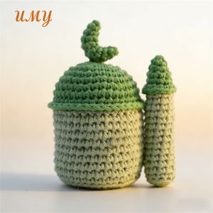 Juguetes Islámicos para Niños Musulmanes, Regalos de Ramadán, Muñeca de Ganchillo Amigurumi, Juguetes de Mezquita - Product Image 1