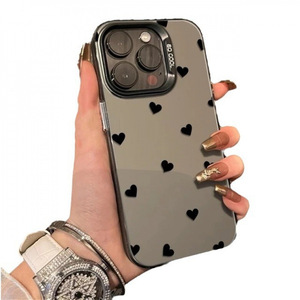 Custodie per telefono con cuori verniciati UV per <span class=keywords><strong>iPhone</strong></span> 16 Pro <span class=keywords><strong>11</strong></span> Pro Max 16e 13 15 XR TK Love Cover posteriore per <span class=keywords><strong>iPhone</strong></span> 12 14 - Product Image 6