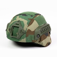Housse de casque de jeu camouflage MICH2000 unisexe pour le cyclisme, en polyester et coton, pour l'aventure en plein air