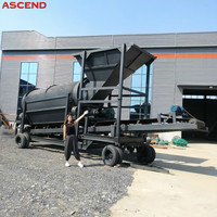 Machine à étagères de sol, 10, 20, 30, 50 tonnes par heure, tambour rotative, séparateur d'écran