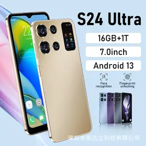 2024新しい電話S24Ultra 16GB 1テラバイト5G7.2インチMTK688948MP108MP内蔵ペンAndroid12スマートフォン