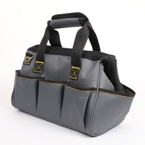 16 "Heavy Duty Open Mouth Top Herramienta grande Tote Bag Organizador Almacenamiento Resistente al agua 17L Capacidad para hombres Mujeres OEM/ODM Compatible - Product Image 6