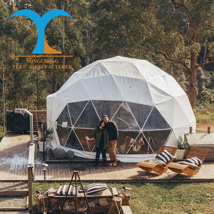 Tentes préfabriquées de luxe, dôme géodésique étanche pour le glamping, tente extérieure de 6m <span class=keywords><strong>Domo</strong></span> Geodesico, tente pour enfants, cubes de <span class=keywords><strong>sauna</strong></span> - Product Image 1
