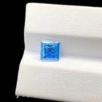 Messi Gems Vente Flash Diamant de laboratoire CVD bleu vif fantaisie taille princesse 1,8 carat VVS2 certifié IGI