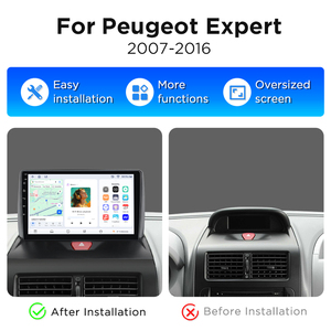 Radio de coche Junsun con Android Auto y CarPlay inalámbrico para Peugeot Expert 2007-2016, sistemas inteligentes para coche, reproductor multimedia. - Product Image 2