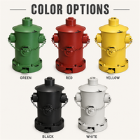 Poubelle Décorative Moderne en Fer Style Hydrant Industriel, Écologique et Durable, à Pédale, pour Salon et Chambre à Coucher (Vente en Gros)