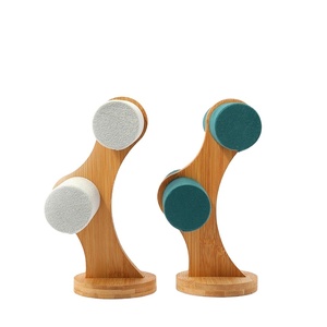 Expositor de Joyería de Bambú de Doble Capa en Forma de Arco <span class=keywords><strong>para</strong></span> Pulseras, Collares, Cintas <span class=keywords><strong>para</strong></span> el Cabello, Anillos <span class=keywords><strong>para</strong></span> el Cabello y Relojes, Modelo ZS3321, Venta al Por Mayor - Product Image 2