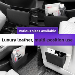 Car Trash Can & <b>Storage</b> Box-Door Hanging & <b>Seat</b> Back <b>Storage</b> Bag for Interior Supplies - Product Image 2