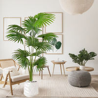 Plante artificielle en gros, grande plante artificielle en plastique, longue plante artificielle en bonsaï, décoration d'intérieur et d'extérieur, plafond vert