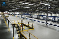 Sıcak Daldırma Galvanizli Çelik Izgara Platformu Mezzanine Havalandırmalı Kaymaz Geçit Erişimi Özel Boyut OEM CE SGS ISO 9001