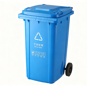 Thùng rác có bánh xe thương mại và ngoài trời có kích thước 30/50L/100L/120L/240L với nắp di động - Product Image 6