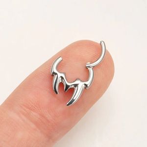 Juego de Piercing Corporal de Acero Inoxidable Quirúrgico 316L, Aro PARA LA Nariz, Segmento Clicker para Tabique con Bisagras, Cartílago del Trago DE LA Oreja <span class=keywords><strong>Helix</strong></span> Daith - Product Image 6