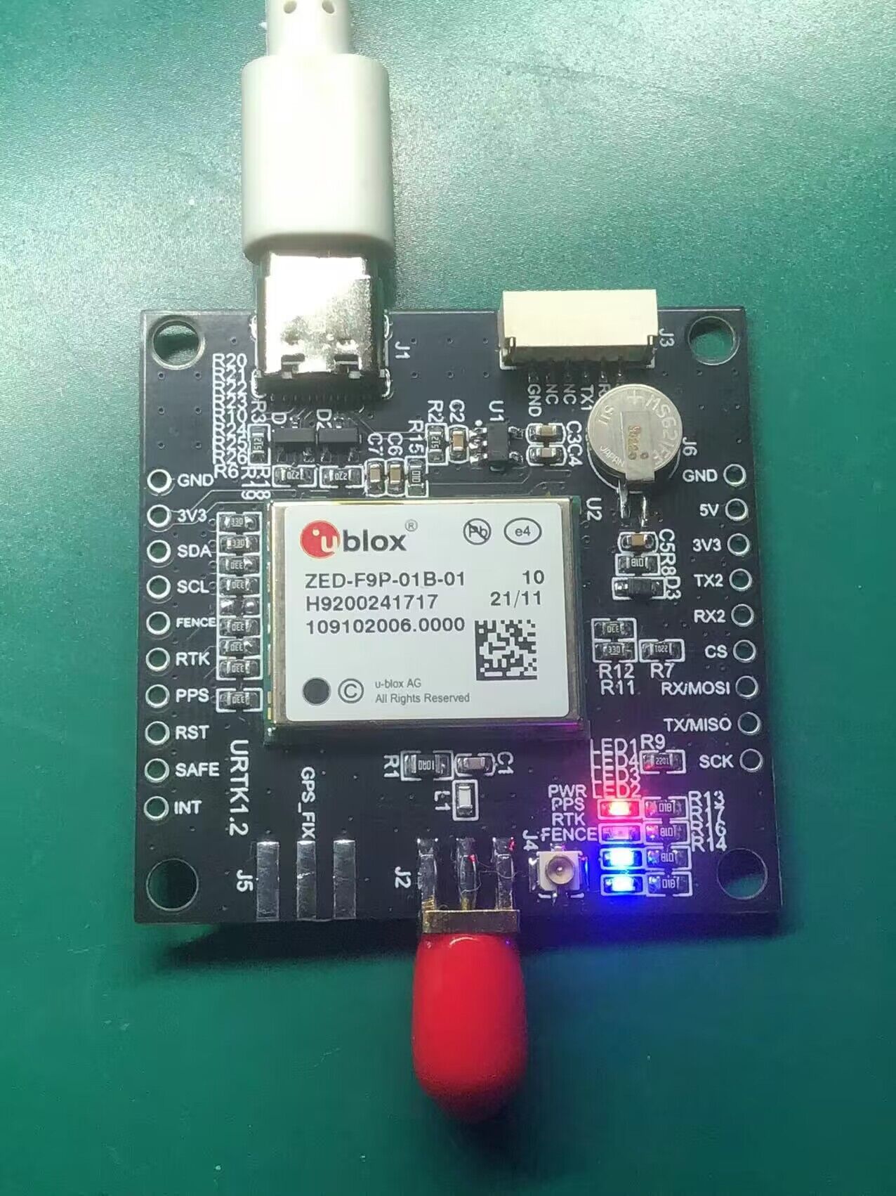 ZED-F9P GPS Module - Precision GNSS for Drone Development