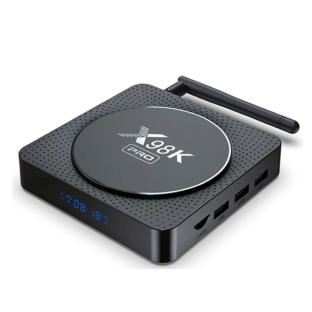 X98K Pro Tv Box Android 4Gb 32Gb Video Decoding 1000M Lan External Antenna Dual Wifi 4K Media Player Set Top Box