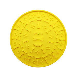 Alfombrilla de silicona para lamer perros con ventosas, almohadilla de succión para mantequilla de maní, alivio de la ansiedad, herramienta de alimentación para perros, artículos diversos para el hogar - Product Image 1