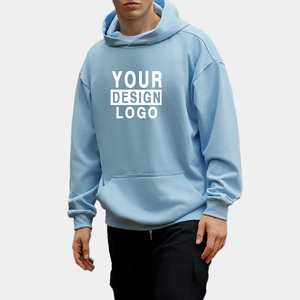 Sudadera con Capucha para Hombre, Fabricada con Tela Francesa CVC de Algodón de Alta Calidad, Diseño Oversize, Ecológica, ODM, Bordada y Personalizada - Product Image 1