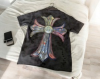 T-shirt personnalisé avec broderie et impression numérique, 100 % coton épais, coupe oversize, haute qualité, écologique, uni, livraison mondiale