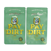 Sachets d'emballage Doypack personnalisés imprimés avec fermeture éclair refermable, effet métallisé doré mat, sacs en plastique Mylar à fermeture Zip Lock