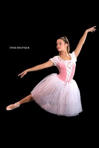 Hochwertiges Samt-Ballett-Tutu Romantisches Giselle-Tanzkostüm - Product Image 4